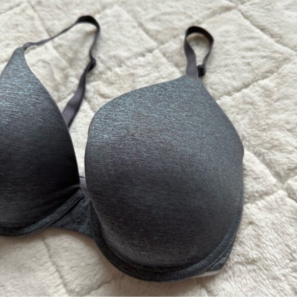 Victoria’s Secret | Marl Gray Uplift Semi-Demi | Size 32DDD - Picture 4 of 12